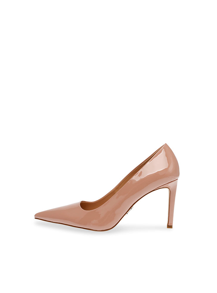 PROPHECY BLUSH PATENT HEELS