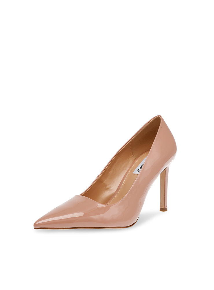 PROPHECY BLUSH PATENT HEELS