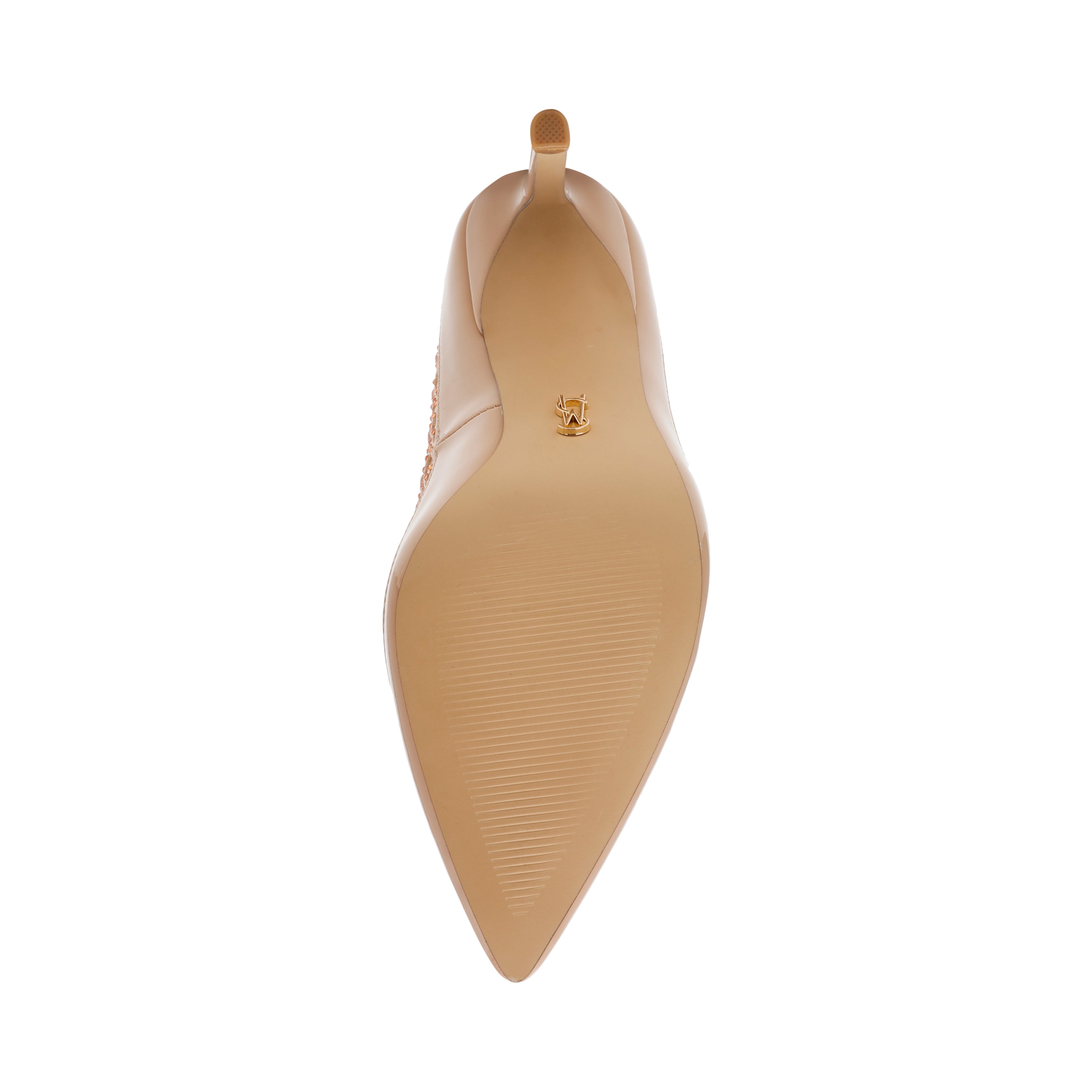 SAXXON BLUSH PATENT HEELS