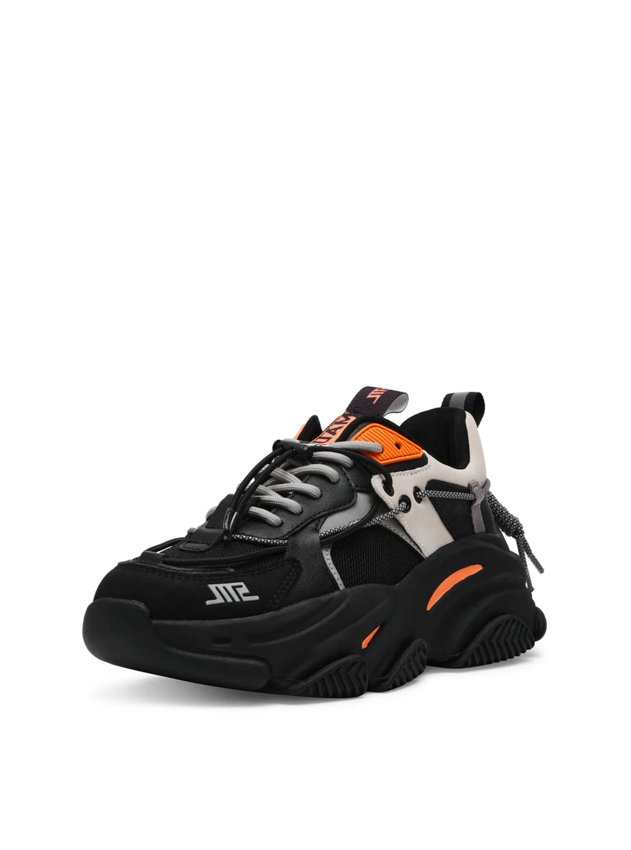 VAULT 2 BLACK/ORANGE SNEAKERS