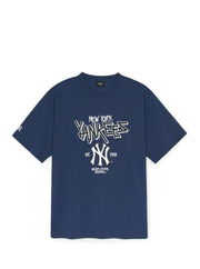 BASIC BIG LOGO MEGA OVER FIT T-SHIRTS NEW YORK YANKEES