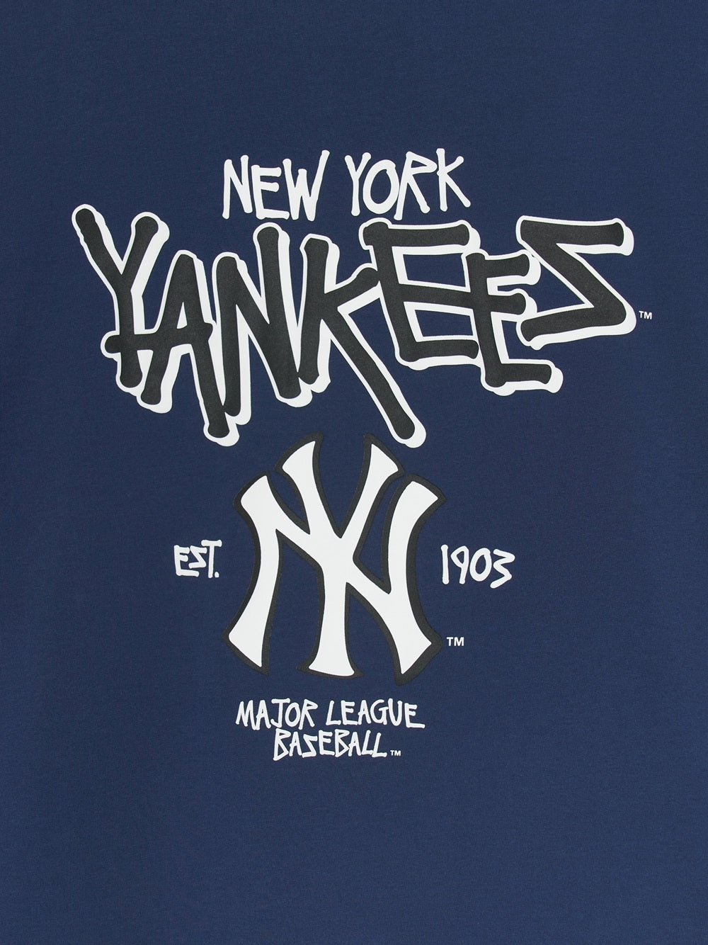 BASIC BIG LOGO MEGA OVER FIT T-SHIRTS NEW YORK YANKEES