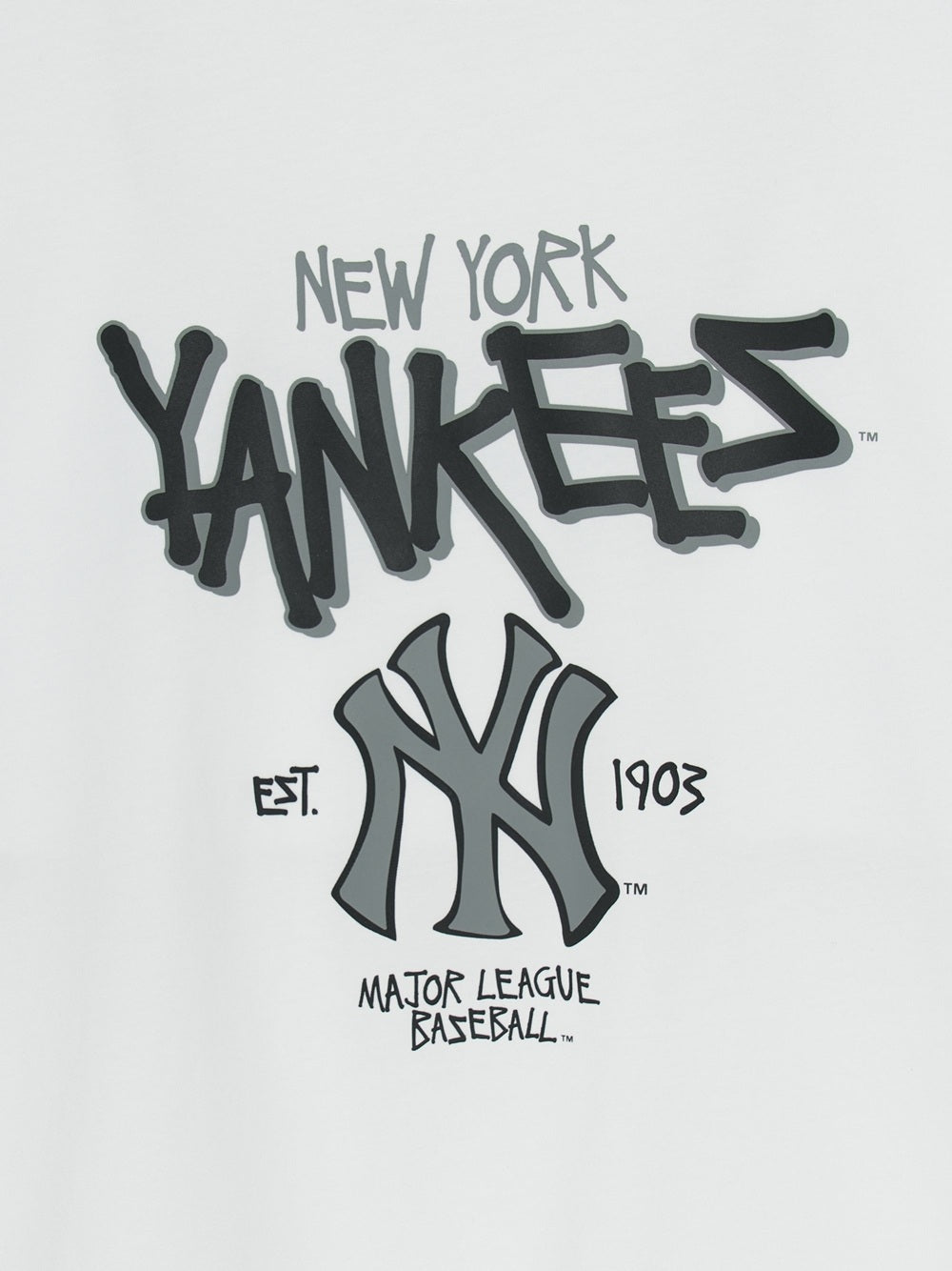 BASIC BIG LOGO MEGA OVER FIT T SHIRTS NEW YORK YANKEES