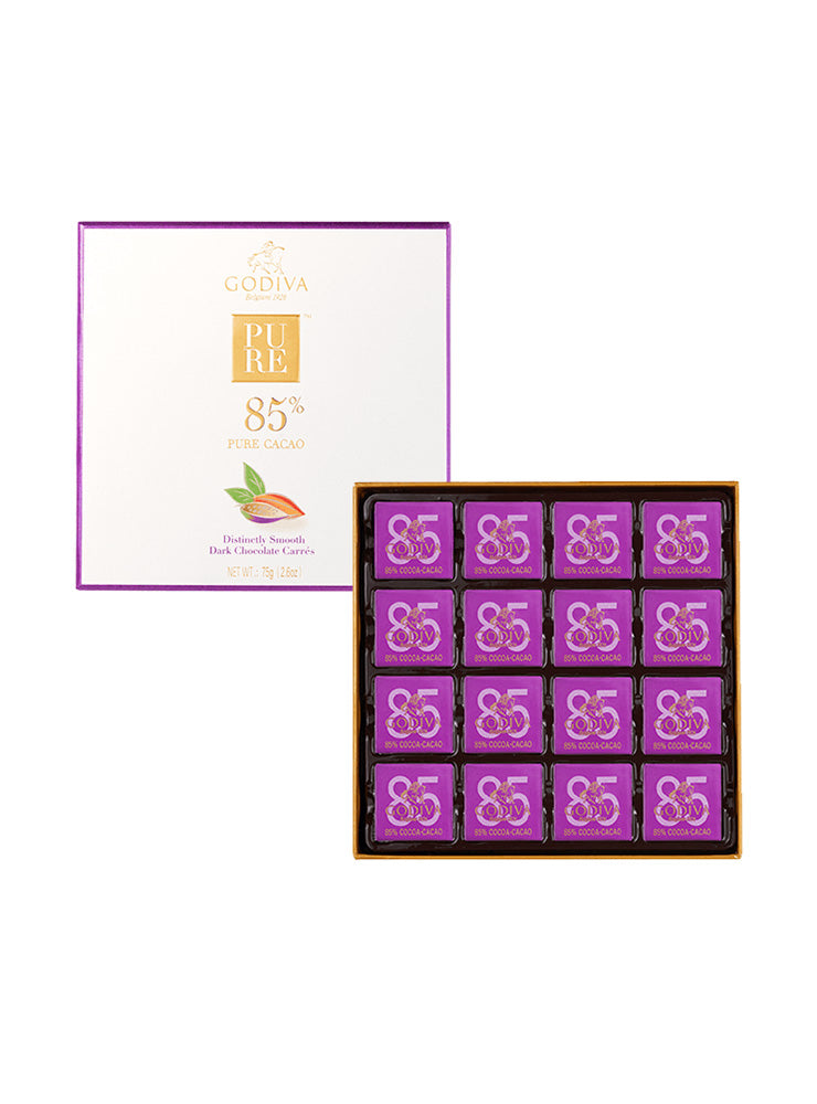 PURE 85% Dark Chocolate Carré Gift Box