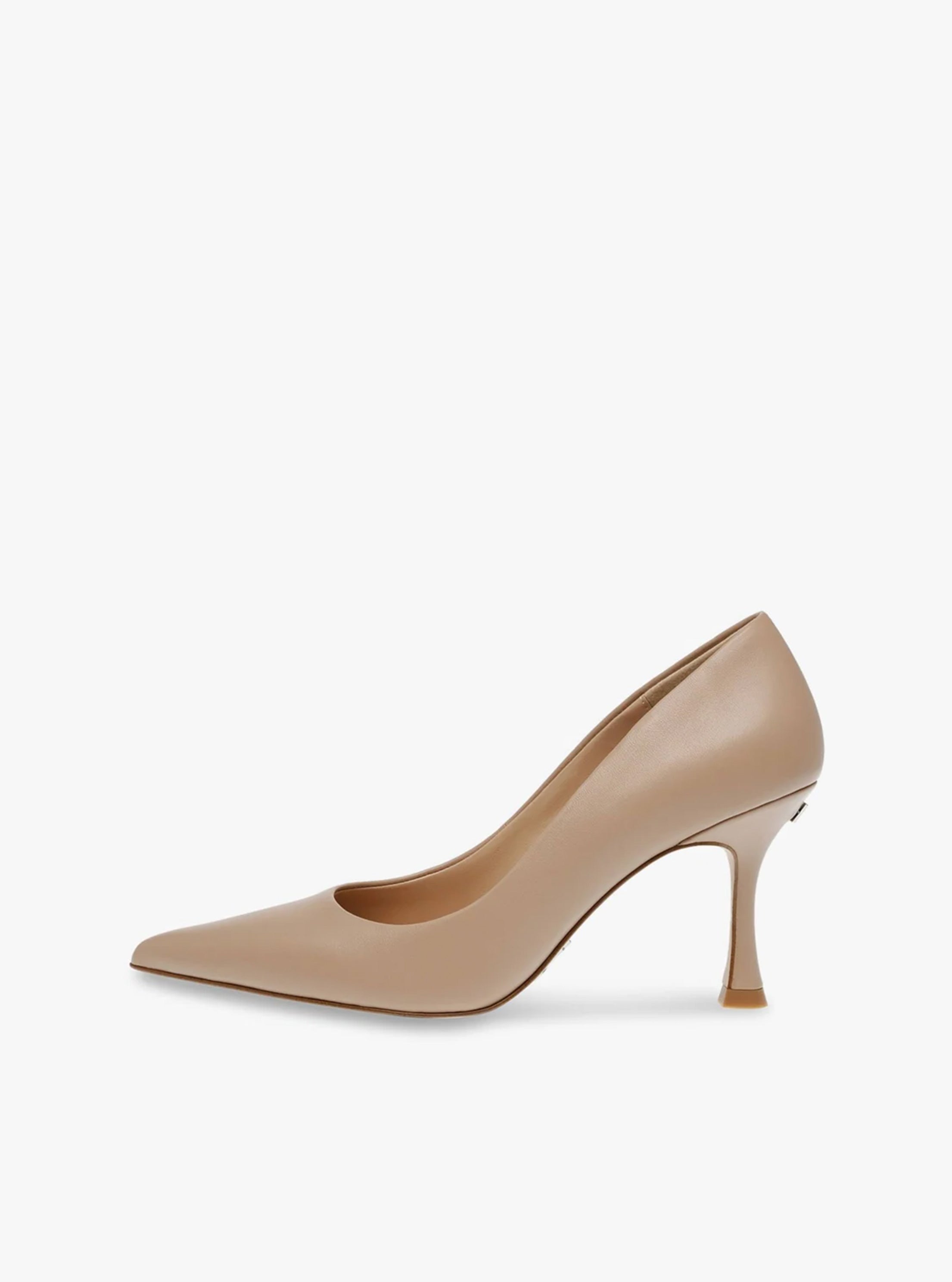 CAN-DO BLUSH LEATHER HEELS