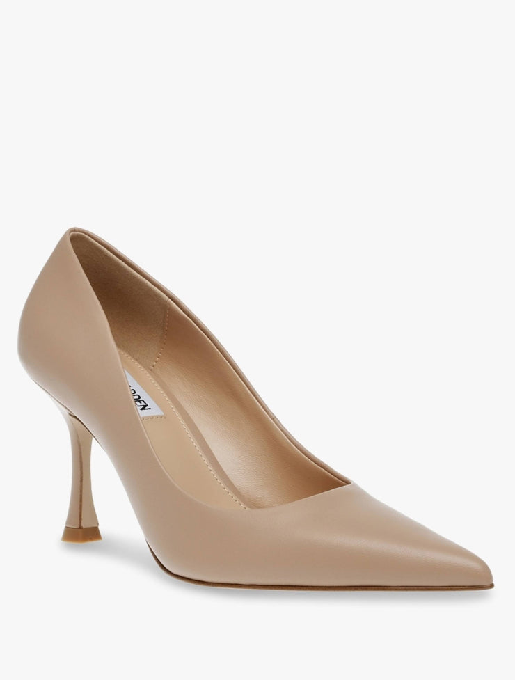 CAN-DO BLUSH LEATHER HEELS