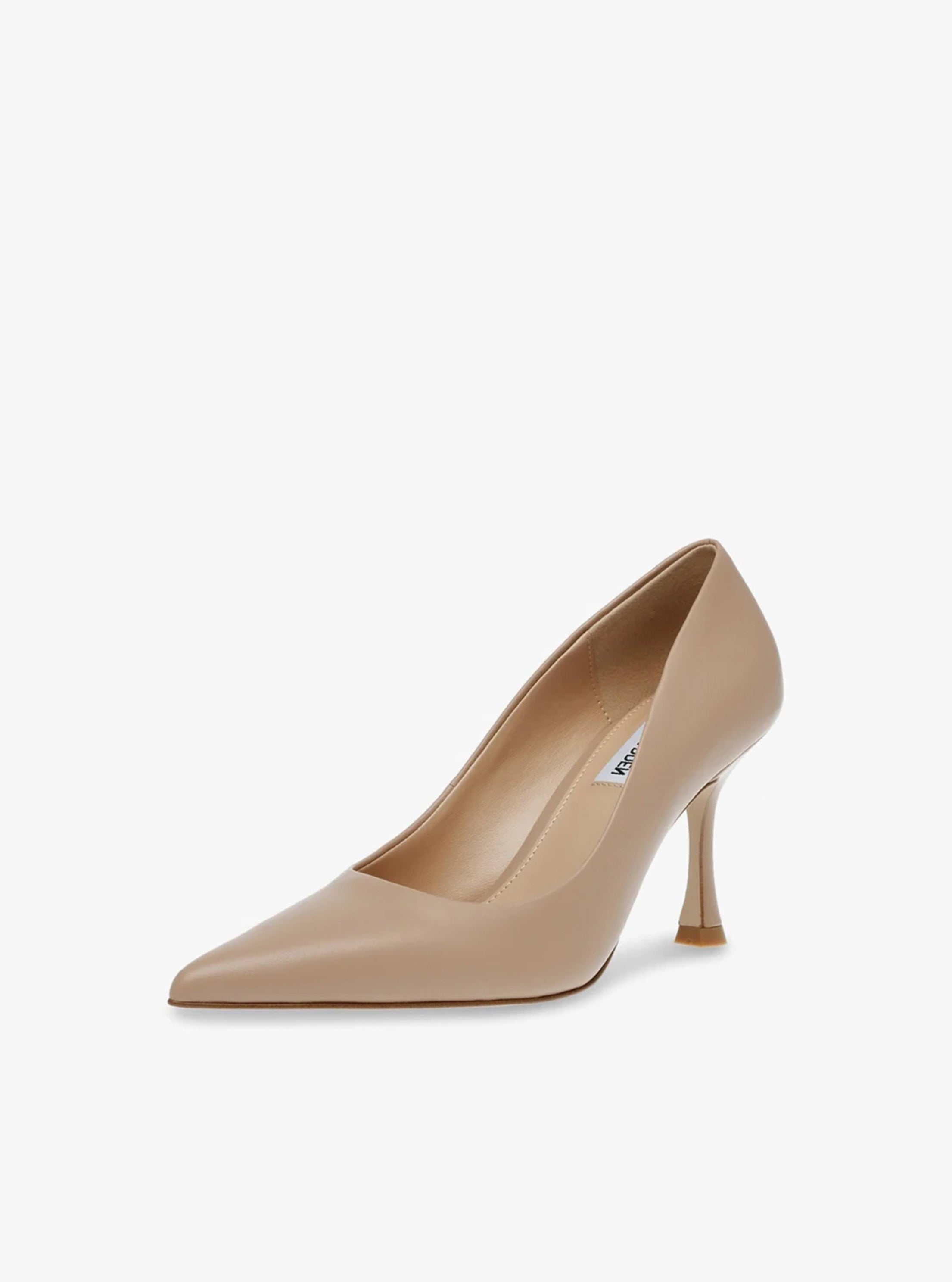 CAN-DO BLUSH LEATHER HEELS