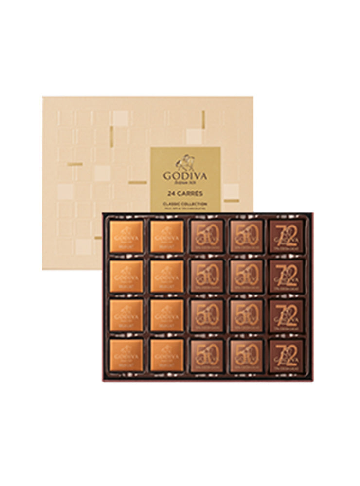 Chocolate Carré Collection 24 pcs