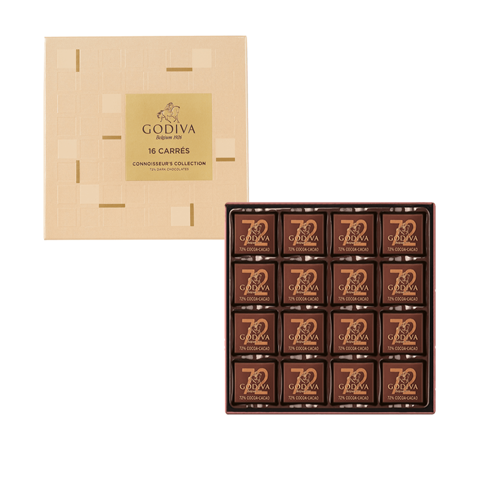 Chocolate Carré Collection Dark 72% 16 pcs