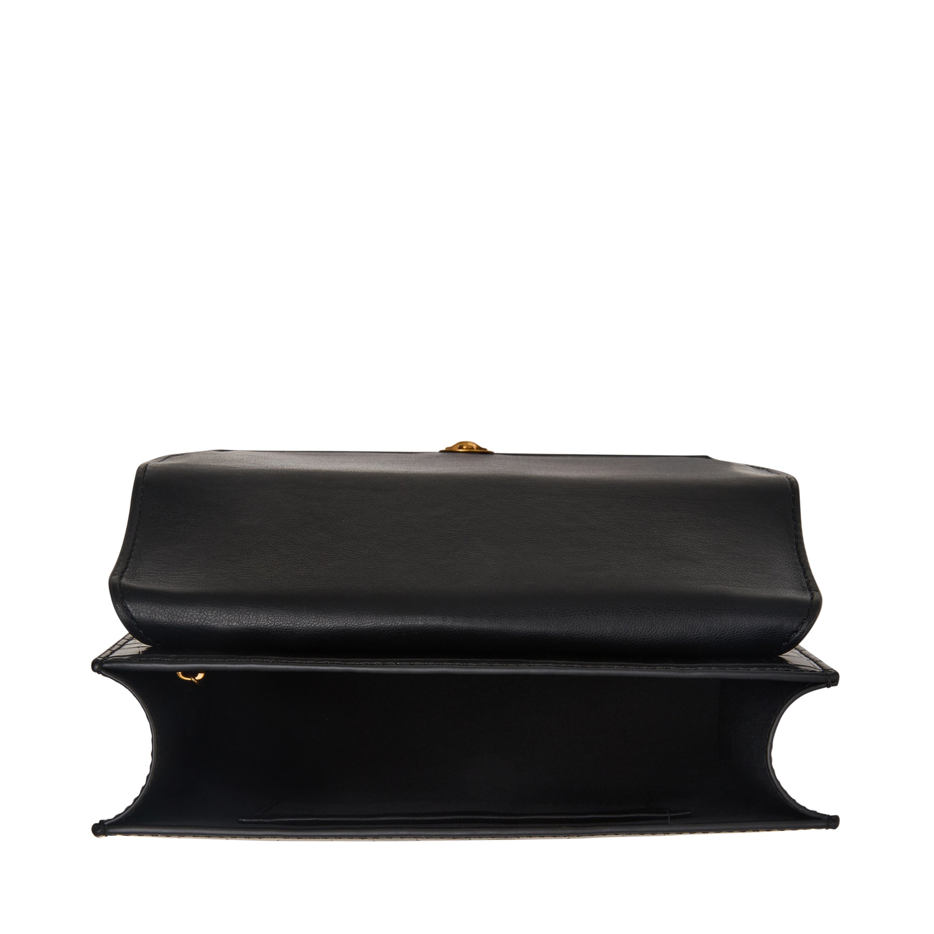 BELLOISE Black Top Handle Bag