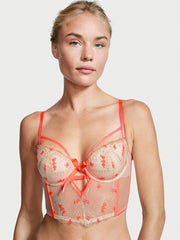 Dream Angels Lightly-Lined Heart Embroidery Corset Top