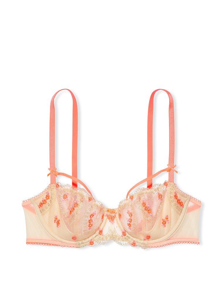 Dream Angels Wicked Unlined Heart Embroidery Balconette Bra