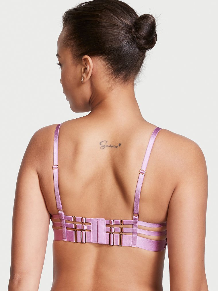 Very Sexy Unlined Demi Strappy Cutout Bra