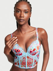Satin Shine Strap Push-Up Bra Top