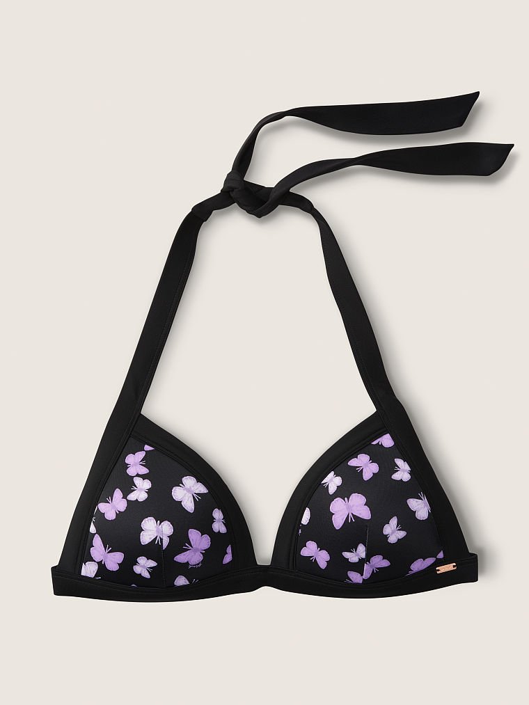 PINK Push-Up Triangle Bikini Top