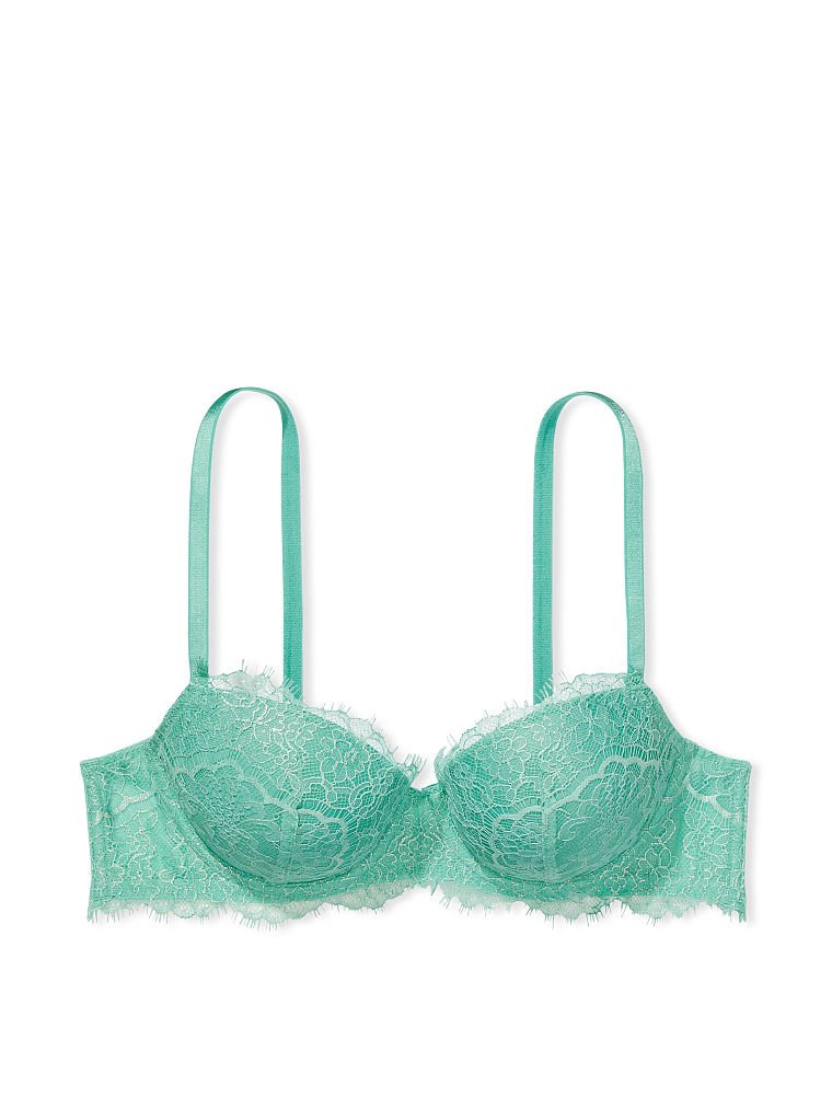 Lightly-Lined Lace Demi Bra
