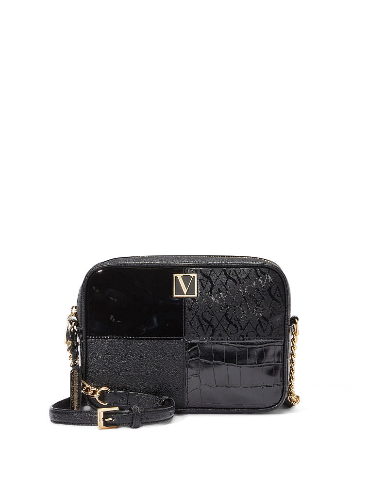 Noir Patchwork Crossbody Bags