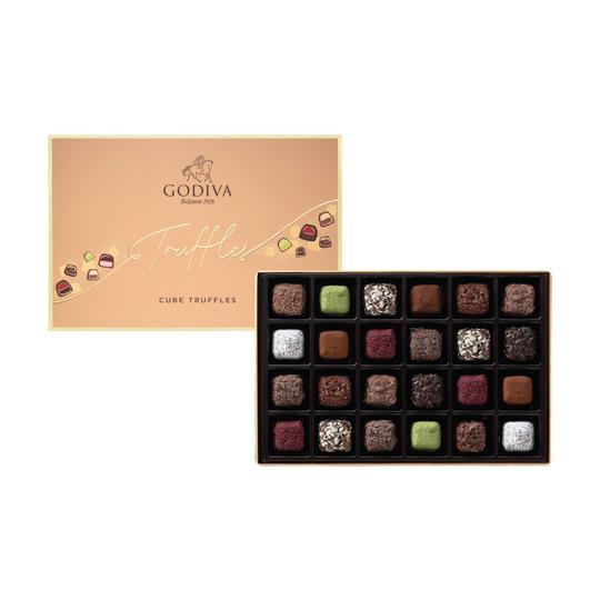 Godiva Cube Truffles Chocolate Gift Box 24 pcs