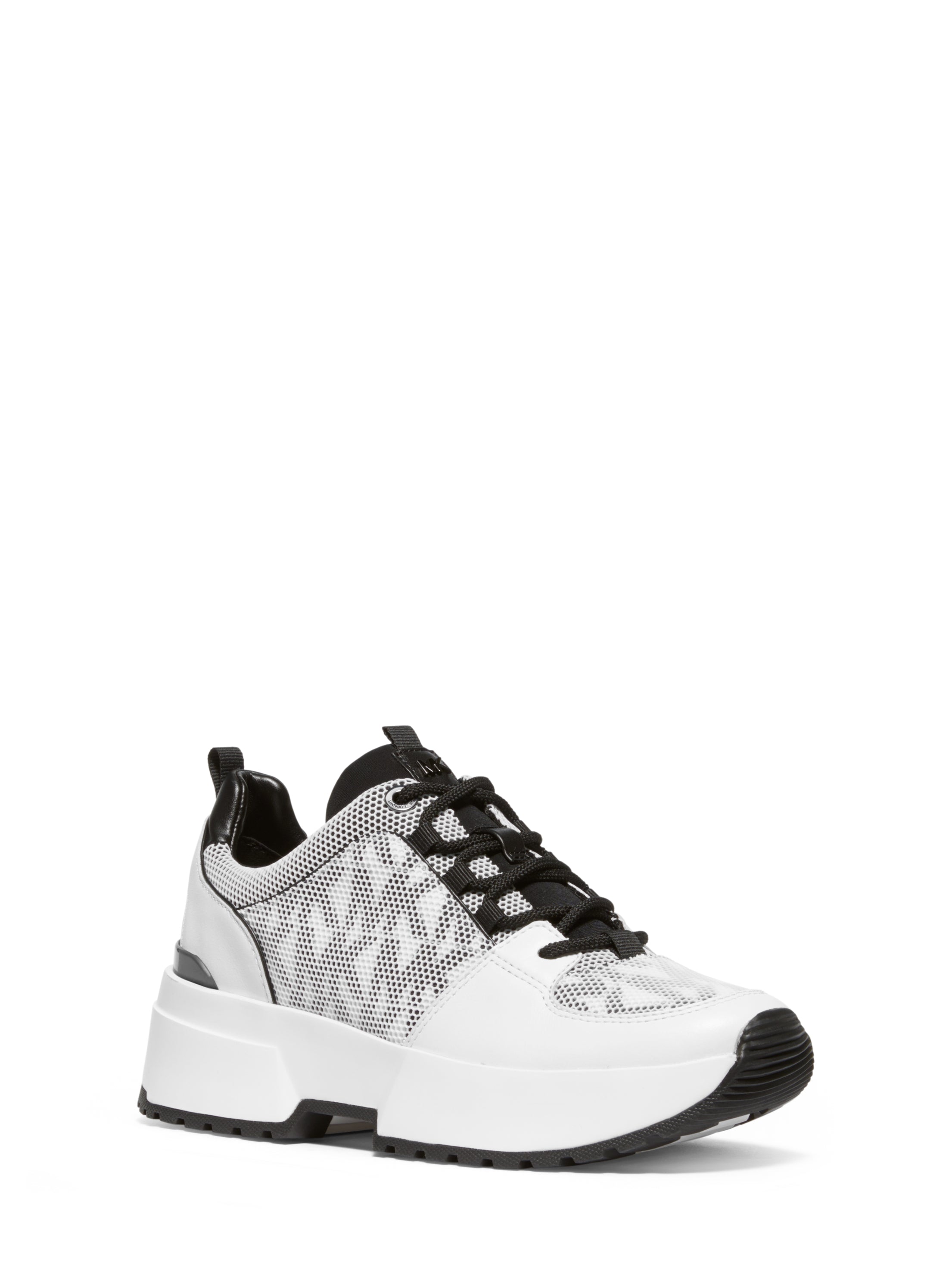 Cosmo printed hot sale leather trainer