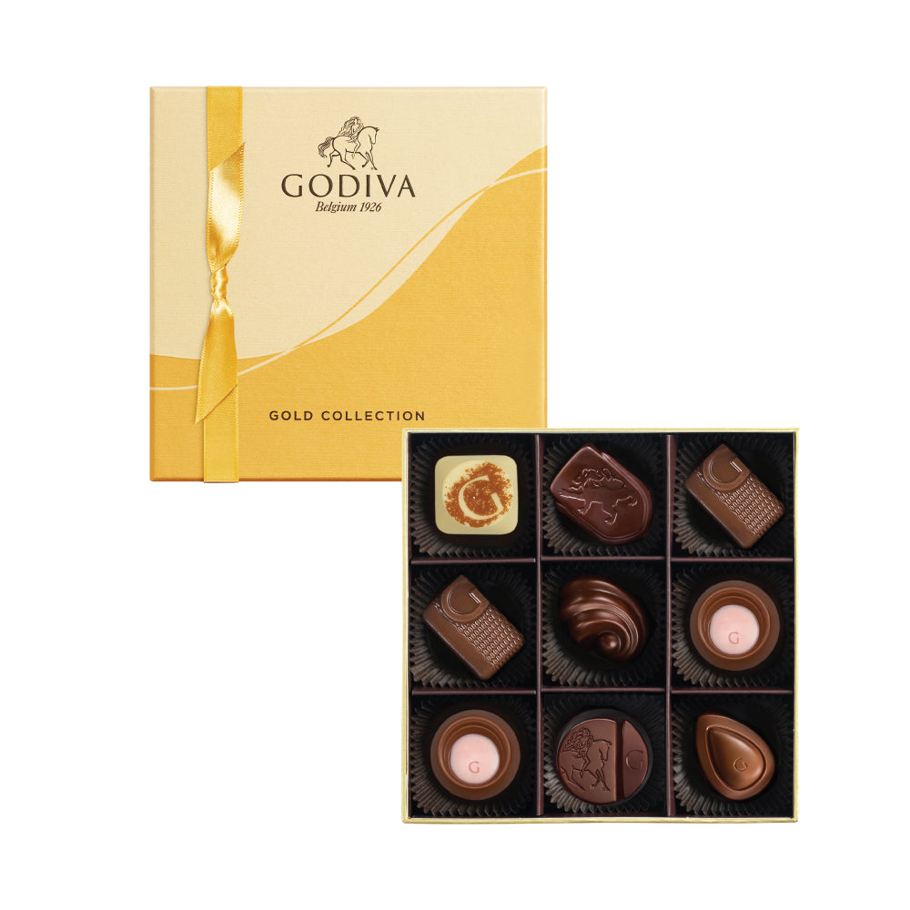 Godiva Gold Collection Gift Box 9 pcs