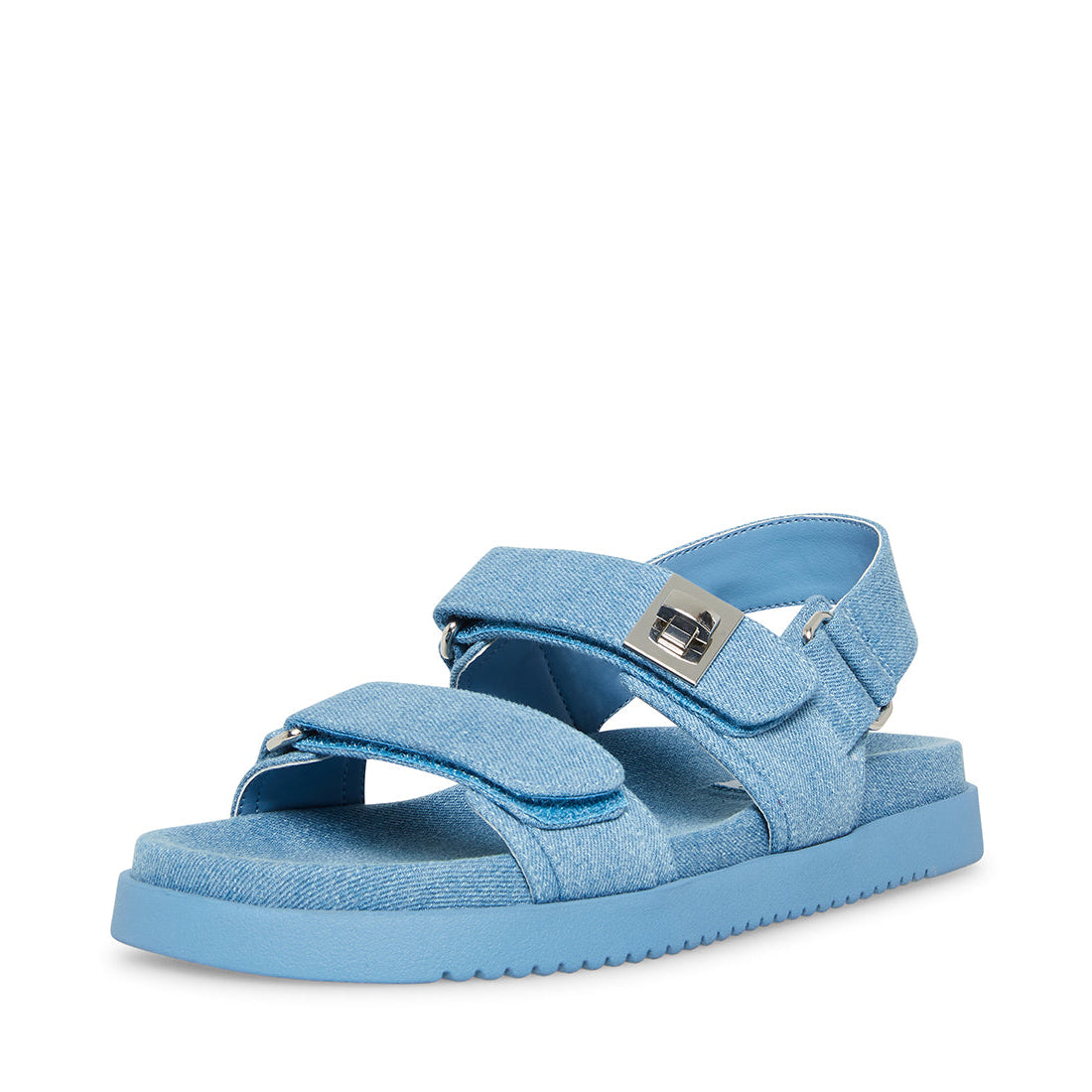 MONA DENIM FABRIC SANDALS