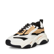 POSSESSION BLACK/TAN SNEAKER SHOES