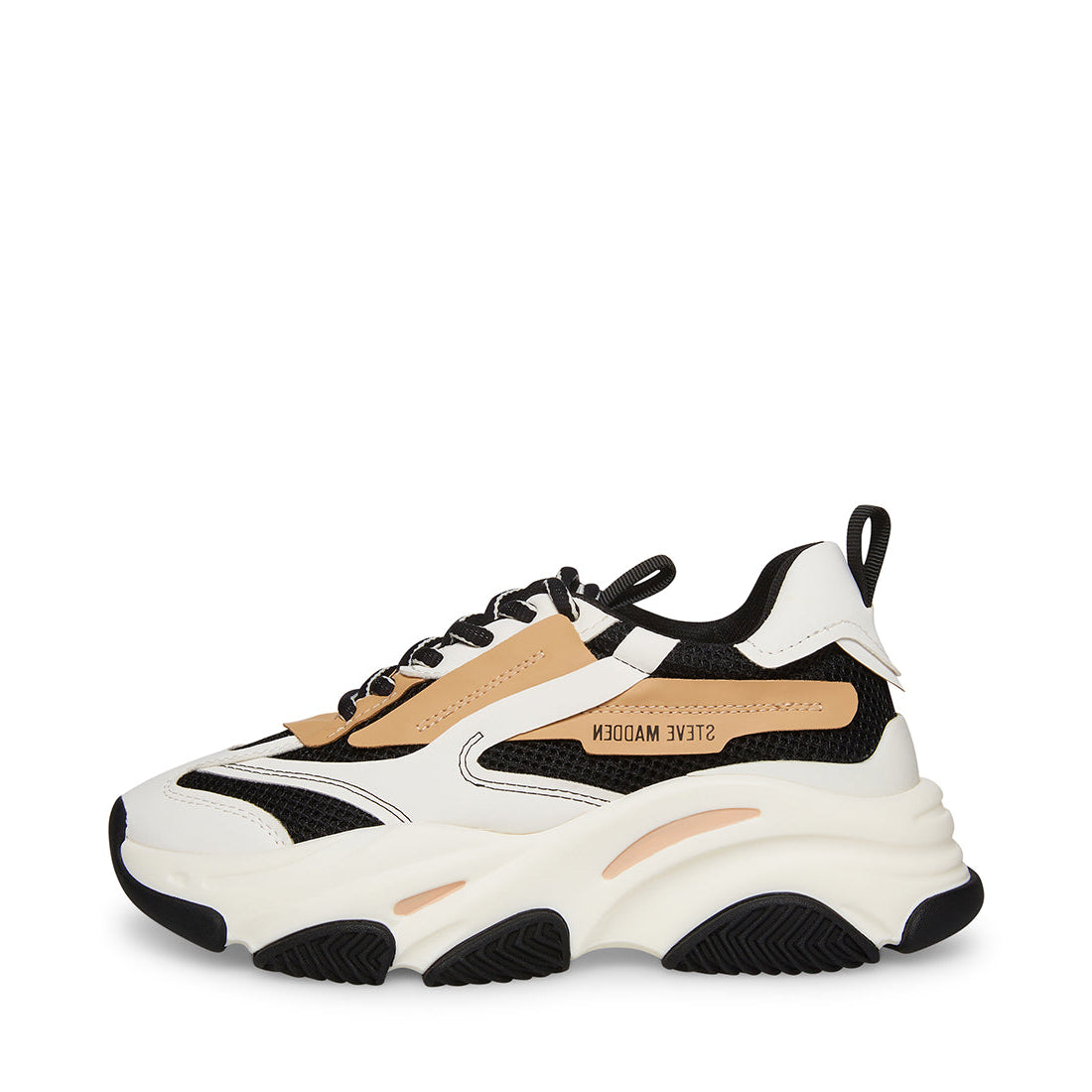 POSSESSION BLACK/TAN SNEAKER SHOES