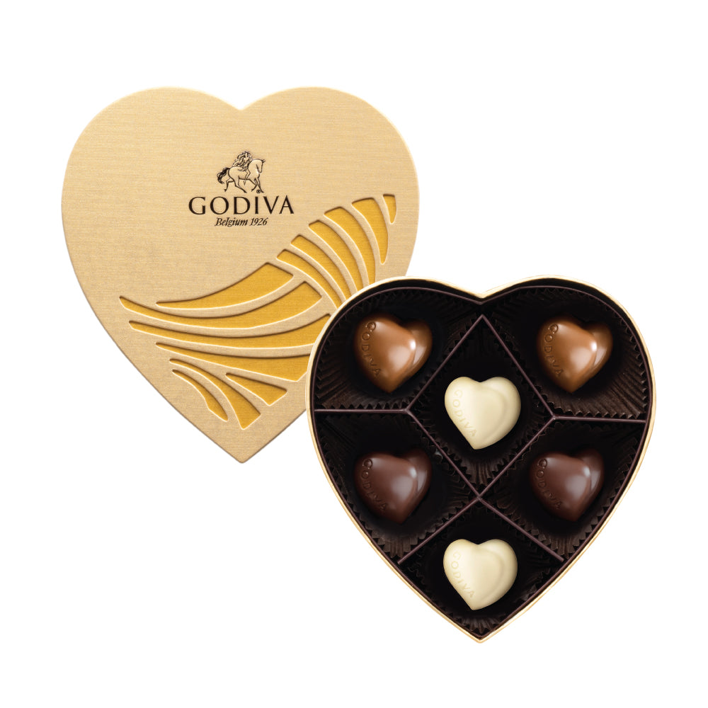 Chocolate Gold Collection Heart 6 pcs